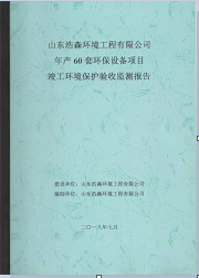 竣工环境保护验收检测报告